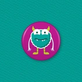 Little Monster Button Badge