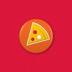 Pizza Button Badge