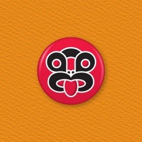 Maori Hei-Tiki Button Badge