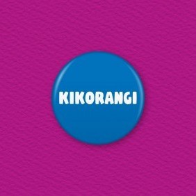 Kikorangi (Blue) - Te Reo Maori Colour Button Badge