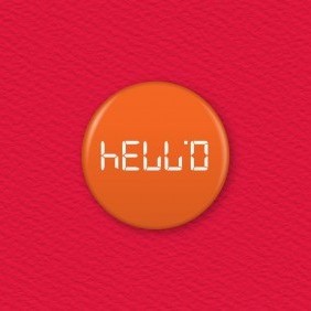 Calculator Word – Hello Button Badge